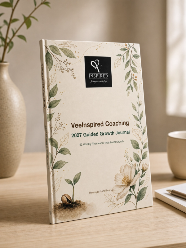 veeinspired_book_mockup_slim VeeInspired Coaching 2027 Guided Growth Journal (Downloadable PDF)